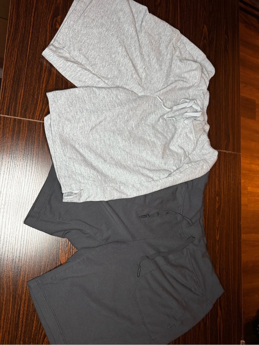 Athletic Works Gray & Charcoal Lounge Shorts Pair